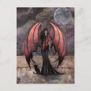 Autumn Mystique Gothic Fantasy Fairy Art Briefkaar Briefkaart