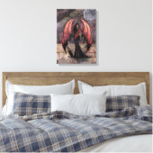Autumn Mystique Gothic Fantasy Fairy Art Canvas Afdruk (Insitu (Slaapkamer))