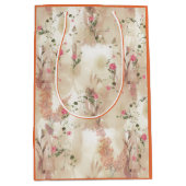 Autumn Neutral-toned Elegant Botanisch thema Medium Cadeauzakje (Voorkant)