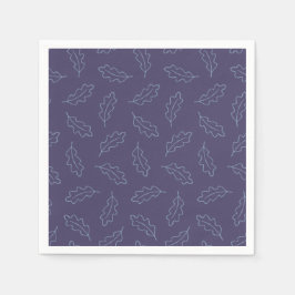 Autumn Oak cocktailservetten - pruim/nevel Servet