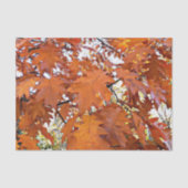 Autumn Oak laat Floral staan Tissuepapier (Voorkant)