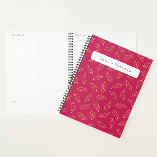 Autumn Oak Planner - bes/maïs (Display)
