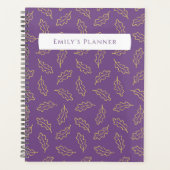 Autumn Oak Planner - druif/maïs (Voorkant)