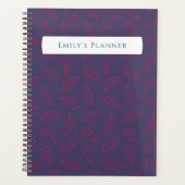 Autumn Oak Planner - pruim/bes (Voorkant)
