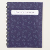 Autumn Oak Planner - pruim/mist (Voorkant)