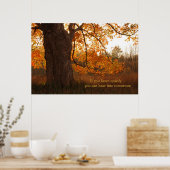 Autumn Oak Poster (Keuken)