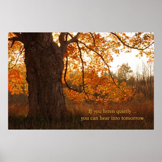 Autumn Oak Poster (Voorkant)