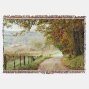 Autumn on a Country Road Deken