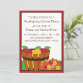 Autumn Orchard Thanksgiving Invitation (Debout devant)