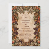 Autumn Orchard Wedding Kaart (Voorkant)