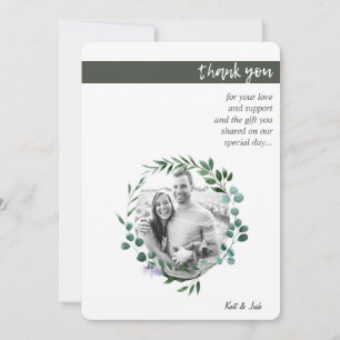 Autumn Oval Wreath Bedankt