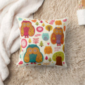 Autumn Owl Forrest Kussen (Deken)