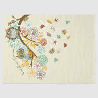 Autumn Owl Tissuepapier