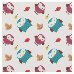Autumn Owls Stof