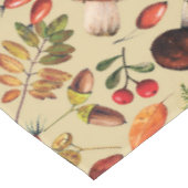 Autumn paddenstoelen tafelkleed (Gekanteld)