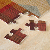 Autumn Patchwork Pumpkin Legpuzzel (Zijkant)