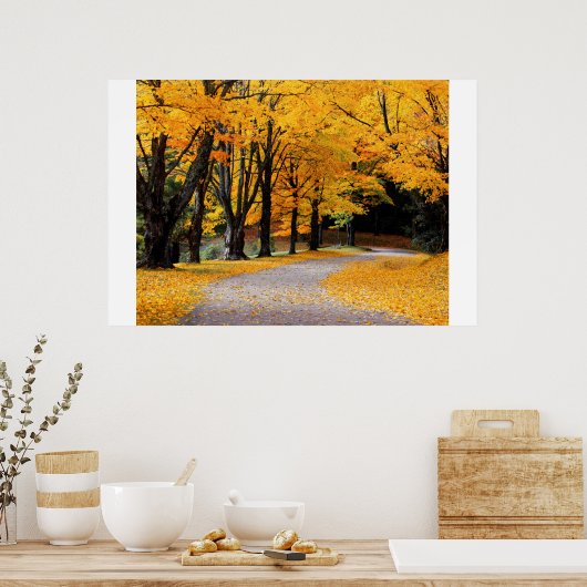 Autumn Pathway Poster (Keuken)