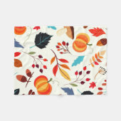 Autumn Pattern Baby Fleece Blanket (Voorkant (Horizontaal))