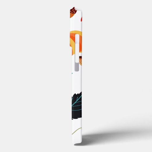 Autumn Pattern iPhone Case (Achterkant / Links)