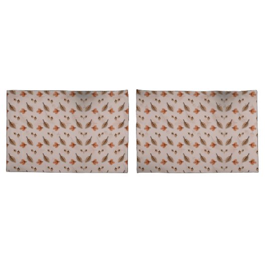 Autumn Pattern Pillowcases – Decorative Pillow Cov Kussensloop (Achterkant-Set)