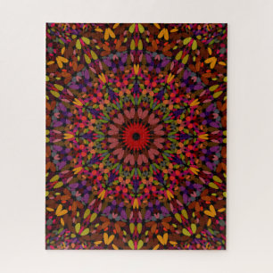 Autumn Petal Mandala Legpuzzel