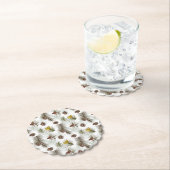 Autumn Pine Cones Kartonnen Onderzetters (Insitu)