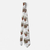 Autumn Pine Cones Stropdas (Achterkant)