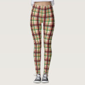Autumn Plaid Pattern  Leggings (Voorkant)