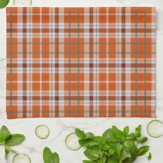 Autumn plaid theedoek (Gevouwen)
