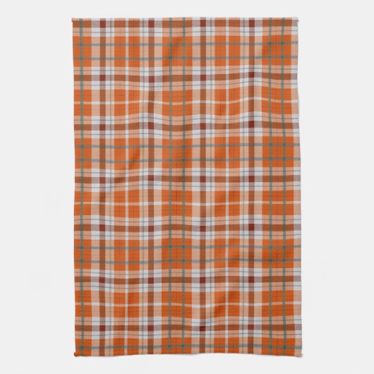 Autumn plaid theedoek (Verticaal)