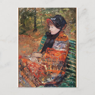 Autumn, Portrait of Lydia Cassatt; Briefkaart