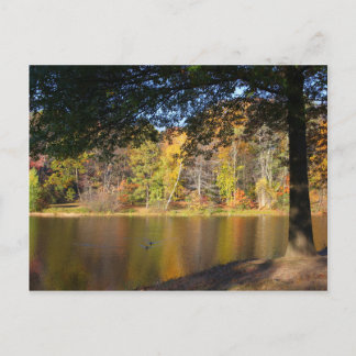 Autumn Post Card Rockwell Park Bristol CT Briefkaart