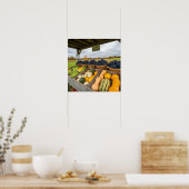 Autumn Produce op de stand van het Boerderij Poster (Keuken)
