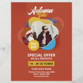 Autumn Promotional Sale Flyer Sjabloon (Voorkant)