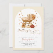 Autumn Pumpkin Boho Baby shower Kaart (Voorkant)