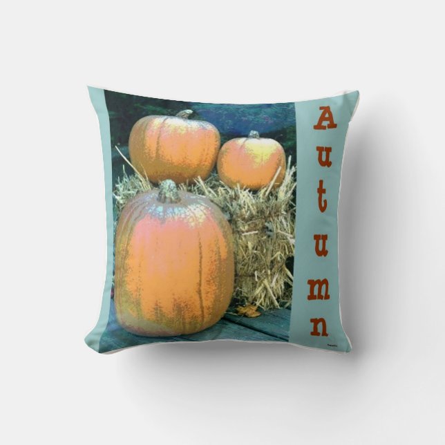 Autumn Pumpkin Kussen (Voorkant)