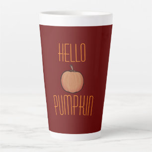 Autumn pumpkin latte mok