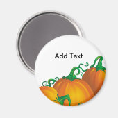Autumn Pumpkin  Magnet Magneet (Voorkant / Achterkant)