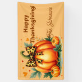 Autumn Pumpkin Spandoek (Verticaal)