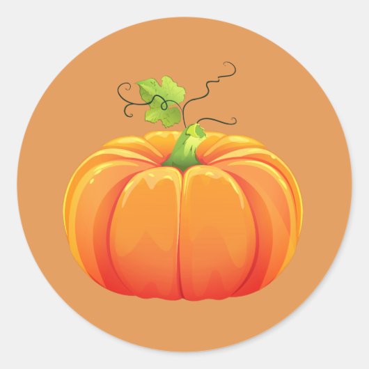 Autumn Pumpkin Stickers (Voorkant)