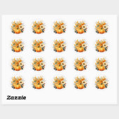 Autumn Pumpkin Stickers (Vel)