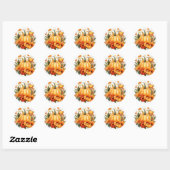 Autumn Pumpkin Stickers (Feuille)