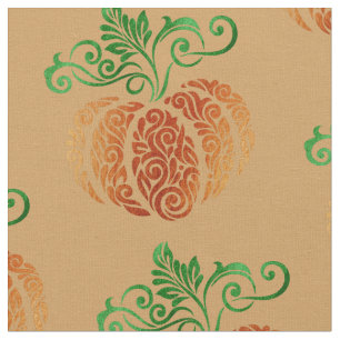 Autumn Pumpkin Swirl Stof