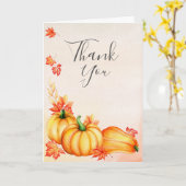 Autumn Pumpkin | THANKSGIVING Kaart (Gele Bloem)