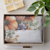 Autumn Pumpkins and Flowers Fall Pattern Decoupage Tissuepapier (Geschenk)