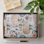 Autumn Pumpkins and Flowers Fall Pattern Decoupage Tissuepapier (Geschenk)
