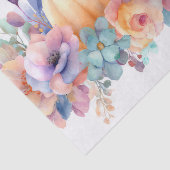 Autumn Pumpkins and Flowers Fall Pattern Decoupage Tissuepapier (Detail)