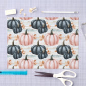Autumn Pumpkins and Leaves Fall Pattern Decoupage Tissuepapier (Craft)