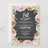 Autumn Pumpkins-Baby shower Kaart (Voorkant)