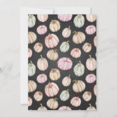 Autumn Pumpkins-Baby shower Kaart (Achterkant)